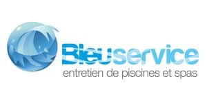 BLEU SERVICE CRÉATION DE LOGO CORPORATIF PAR JÉRÉMIE LACASSE GRAPHISTE