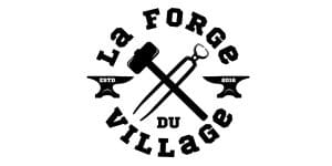 LA FORGE DU VILLAGE CRÉATION DE LOGO CORPORATIF PAR JÉRÉMIE LACASSE GRAPHISTE