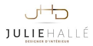 JULIE HALLE DESIGNER INTERIEUR CRÉATION DE LOGO CORPORATIF PAR JÉRÉMIE LACASSE GRAPHISTE