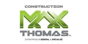 CONSTRUCTION MAX THOMAS CRÉATION DE LOGO CORPORATIF PAR JÉRÉMIE LACASSE GRAPHISTE