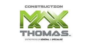 CONSTRUCTION MAX THOMAS CRÉATION DE LOGO CORPORATIF PAR JÉRÉMIE LACASSE GRAPHISTE