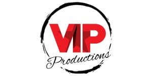 VIP PRODUCTIONS CRÉATION DE LOGO CORPORATIF PAR JÉRÉMIE LACASSE GRAPHISTE